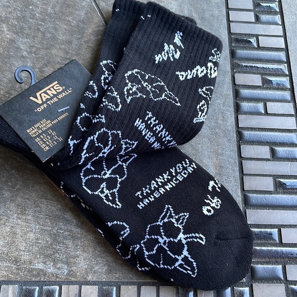 VANS “Off The Wall” Men’s socks "Thank you. Have a nice day" - Picture 5 of 11